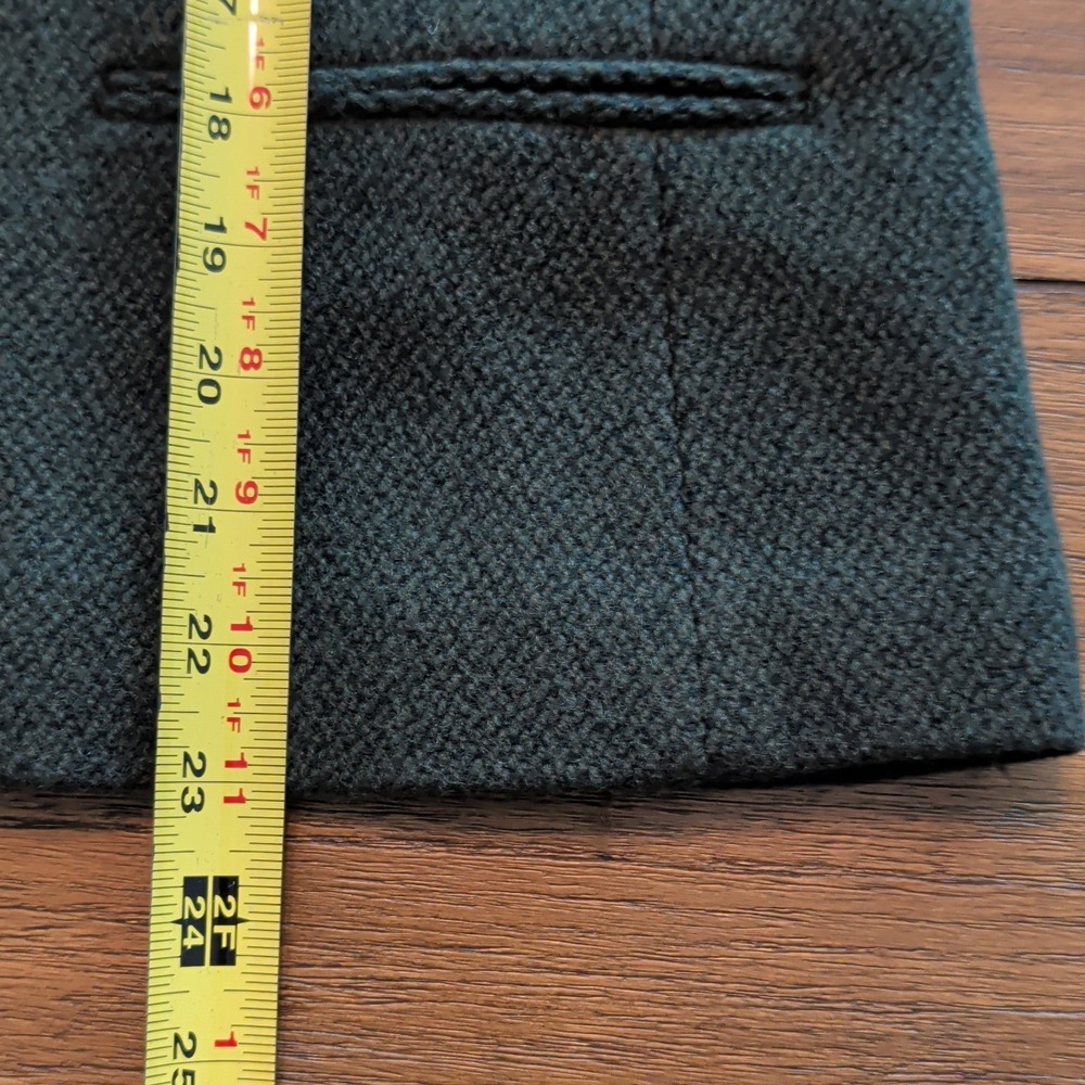 Lauren Ralph Lauren Womens Green Wool Blend Skirt Suit Set Jacket Skirt Size 16 - Picture 4 of 13